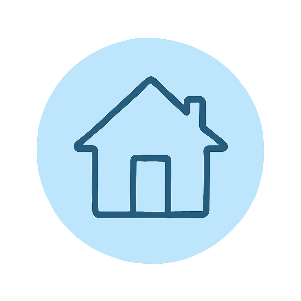 Property icon representing housing options