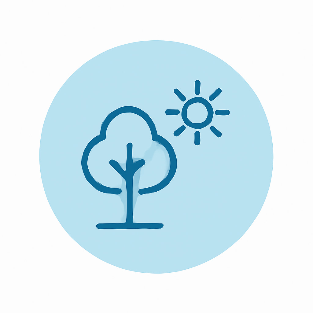 Nature icon representing greenery