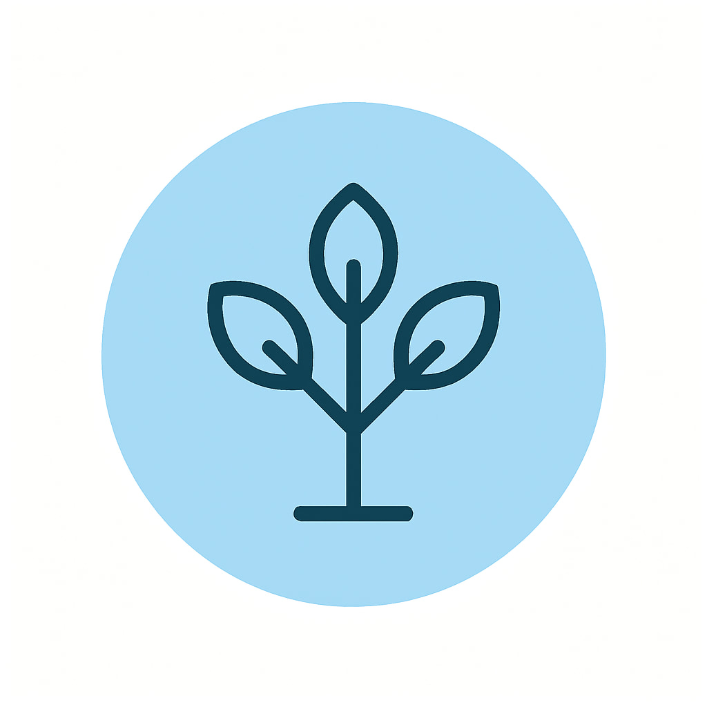 Icon representing nature and space