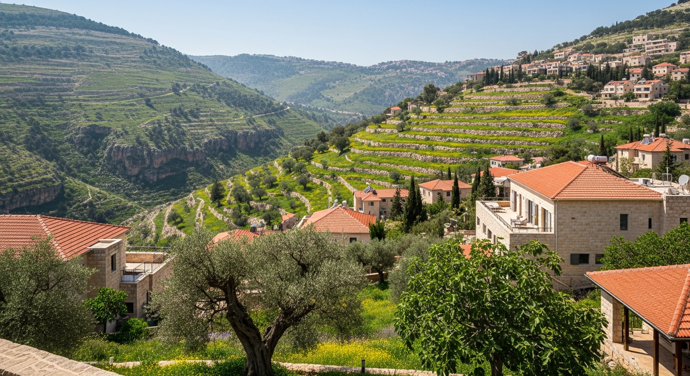 Scenic view of Asael in Judea & Samaria