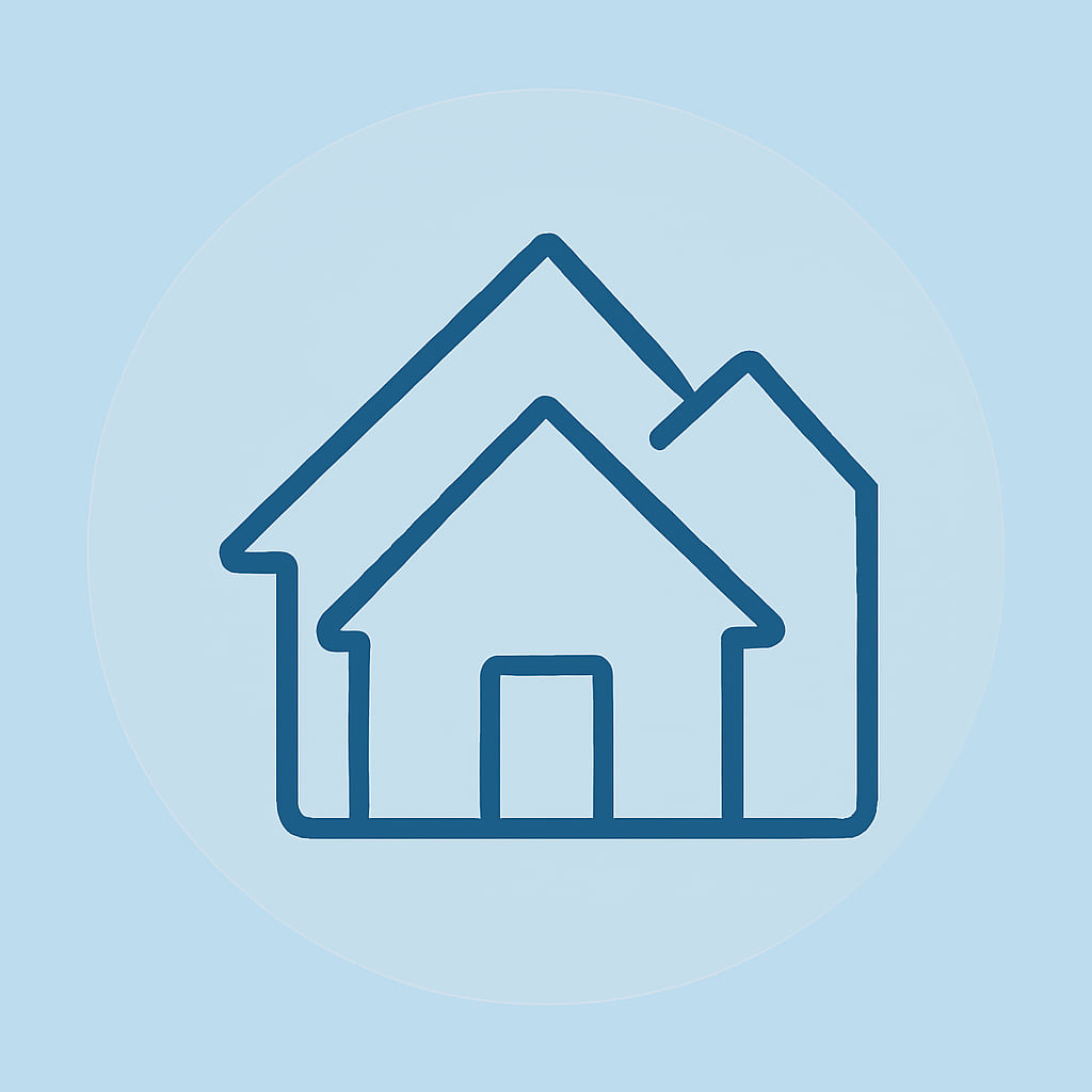 Property types icon representing diversity
