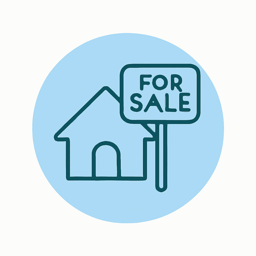 Property types icon representing variety