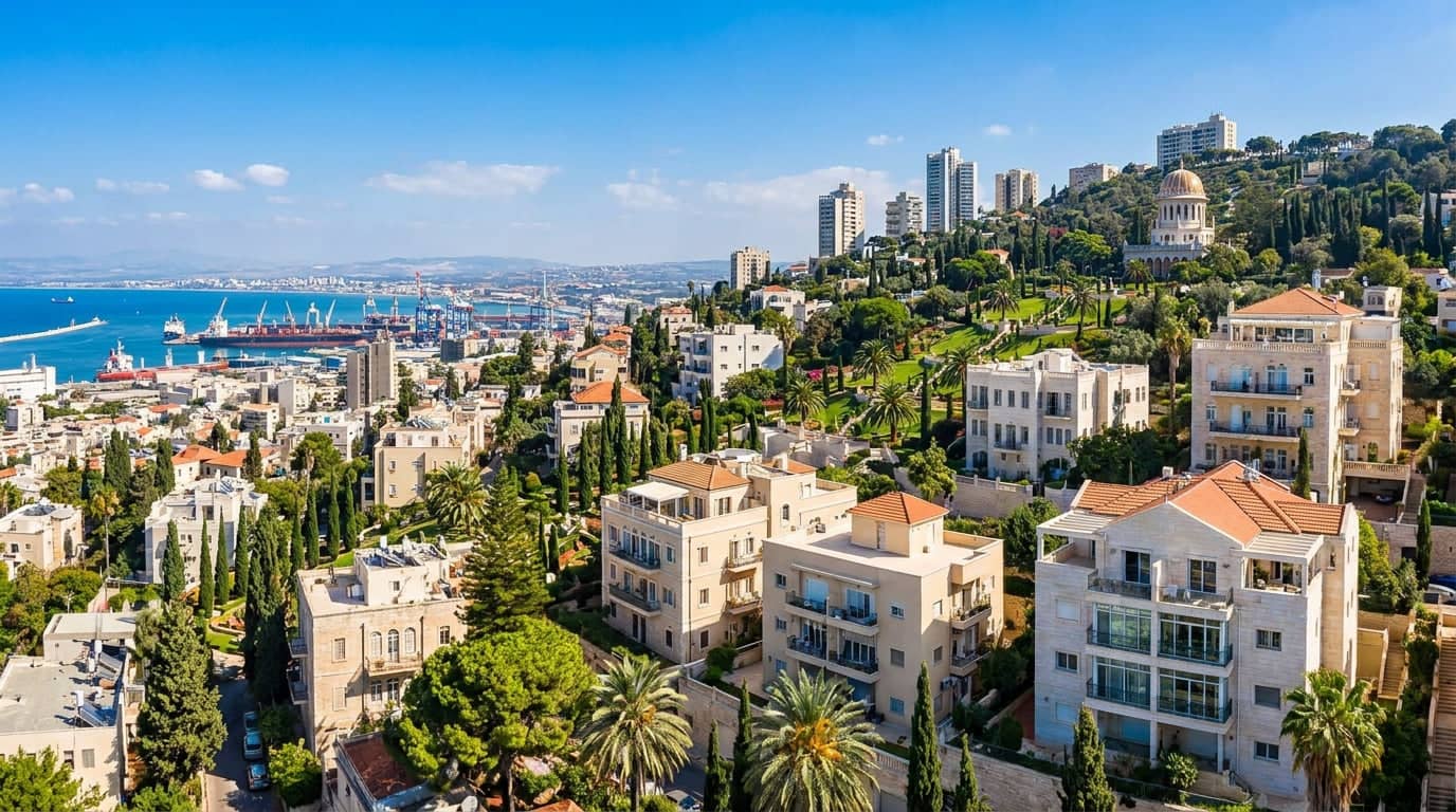 A scenic view of Karmiel in Haifa District