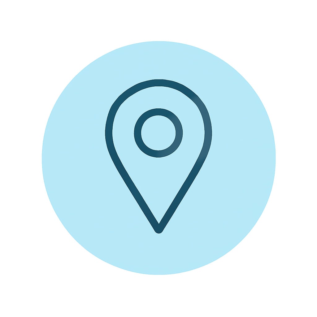 Icon representing practical location