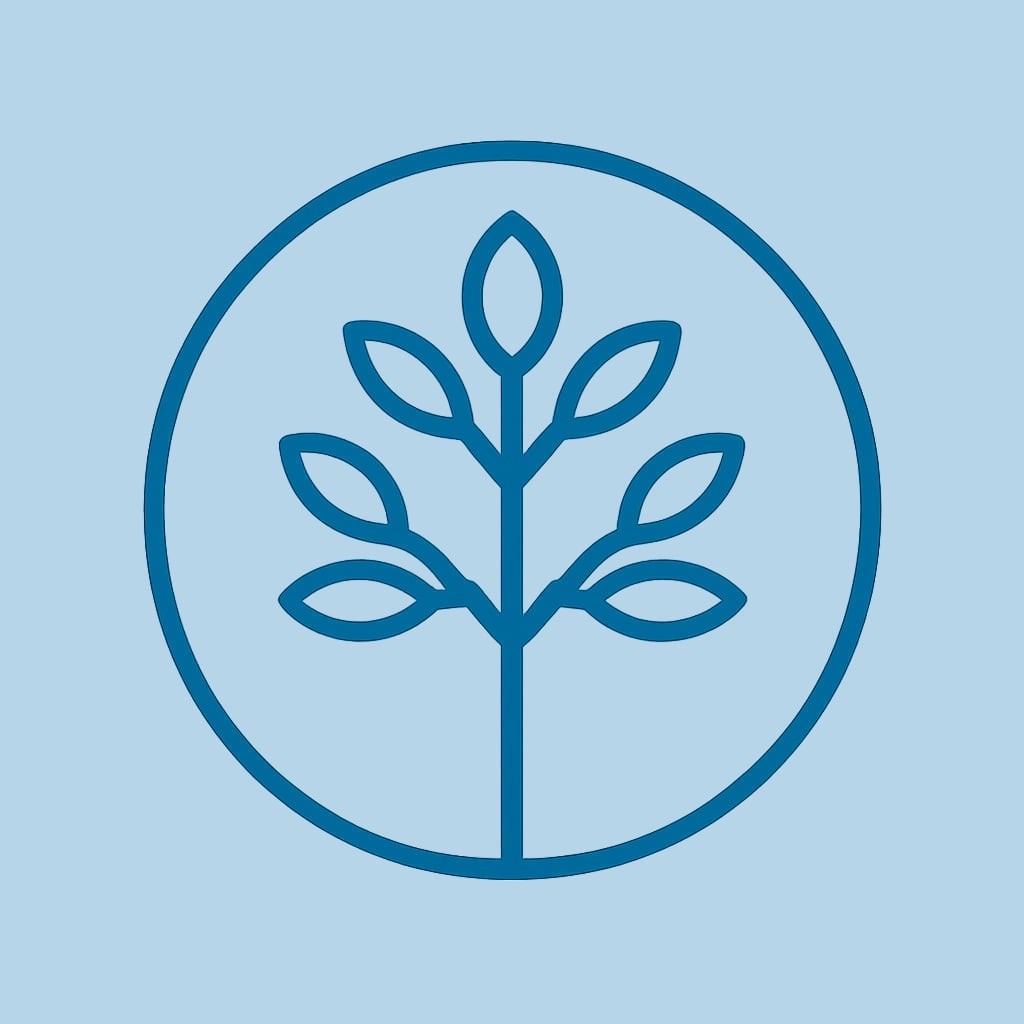 Nature icon representing green spaces