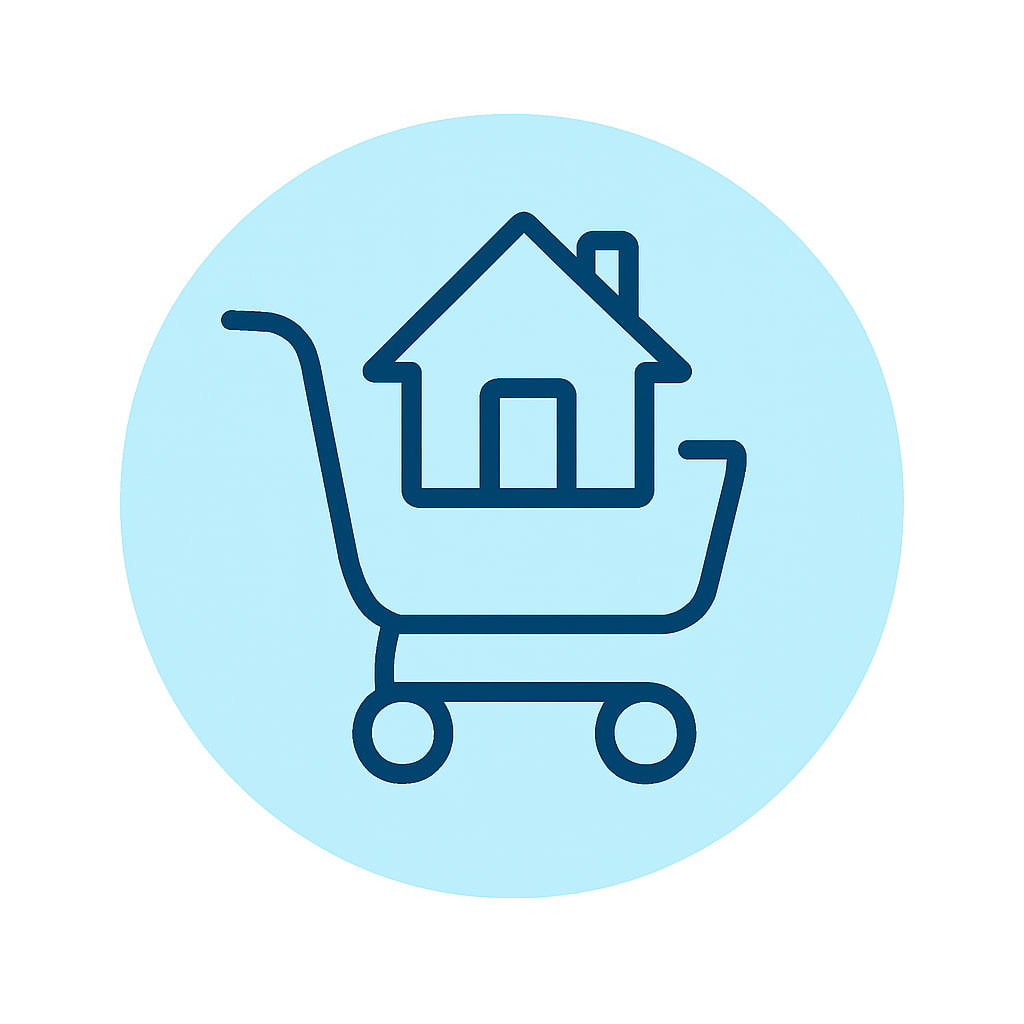 Icon representing local and regional services