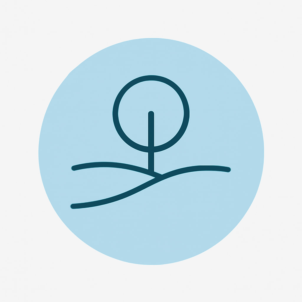 Icon representing space and nature