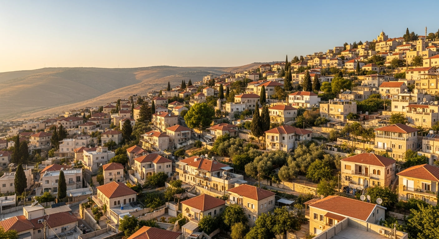 Scenic view of Safed in Northern District