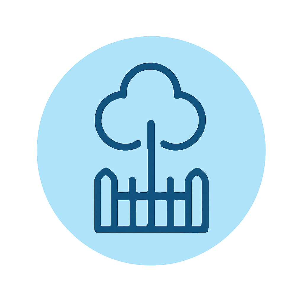 Space and privacy icon
