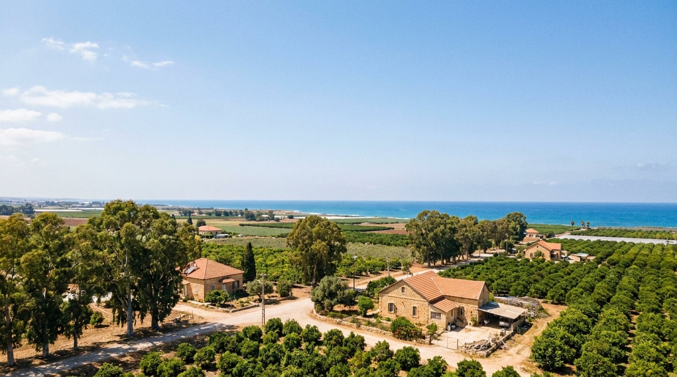 Scenic view of Nahalal in Northern District