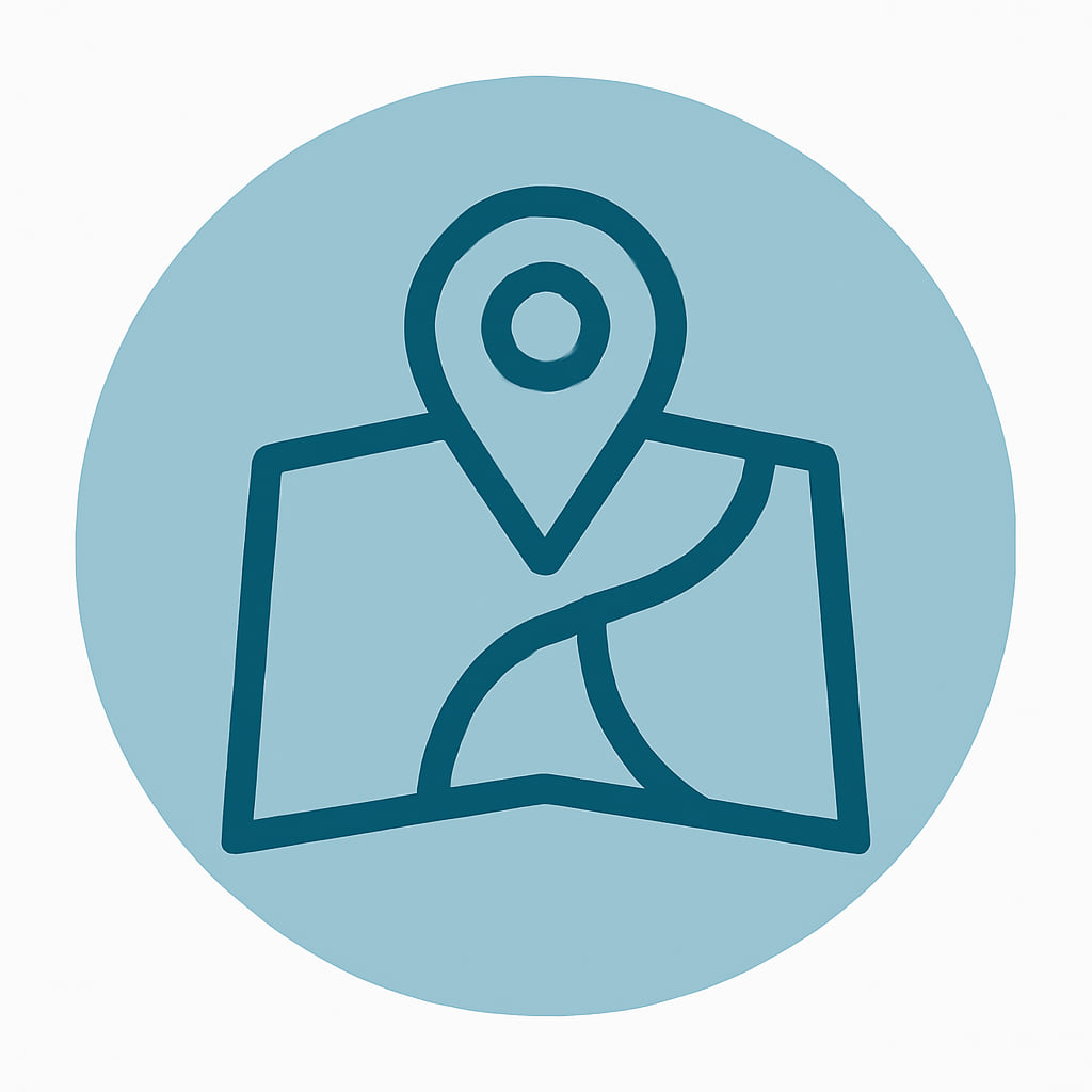 Practical location icon