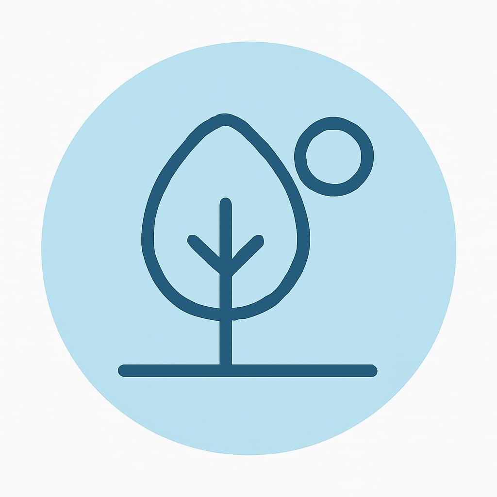 Icon representing nature