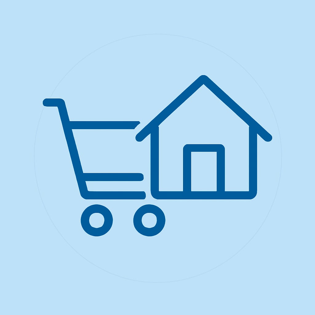 Icon representing local and regional services