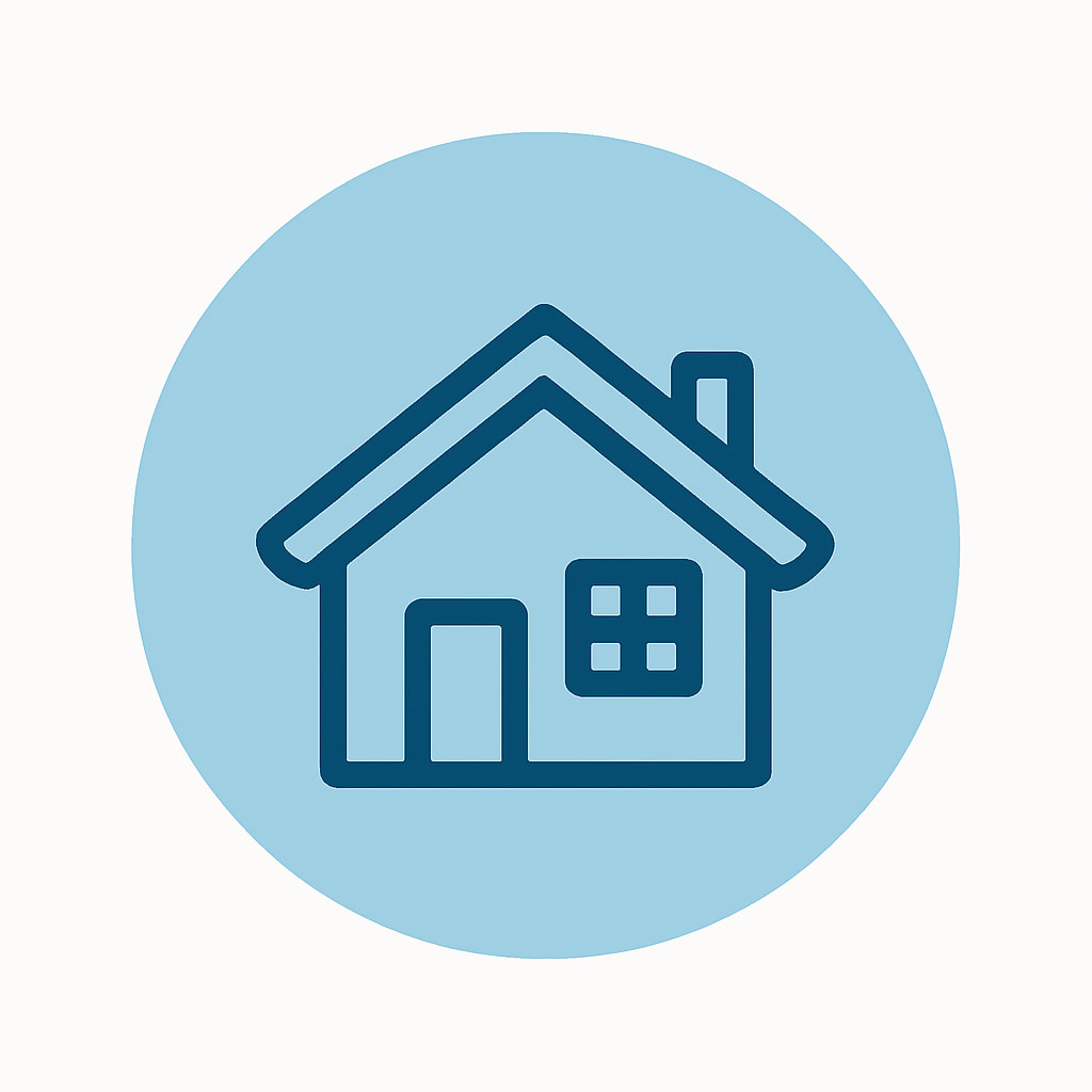 Property types icon representing housing options