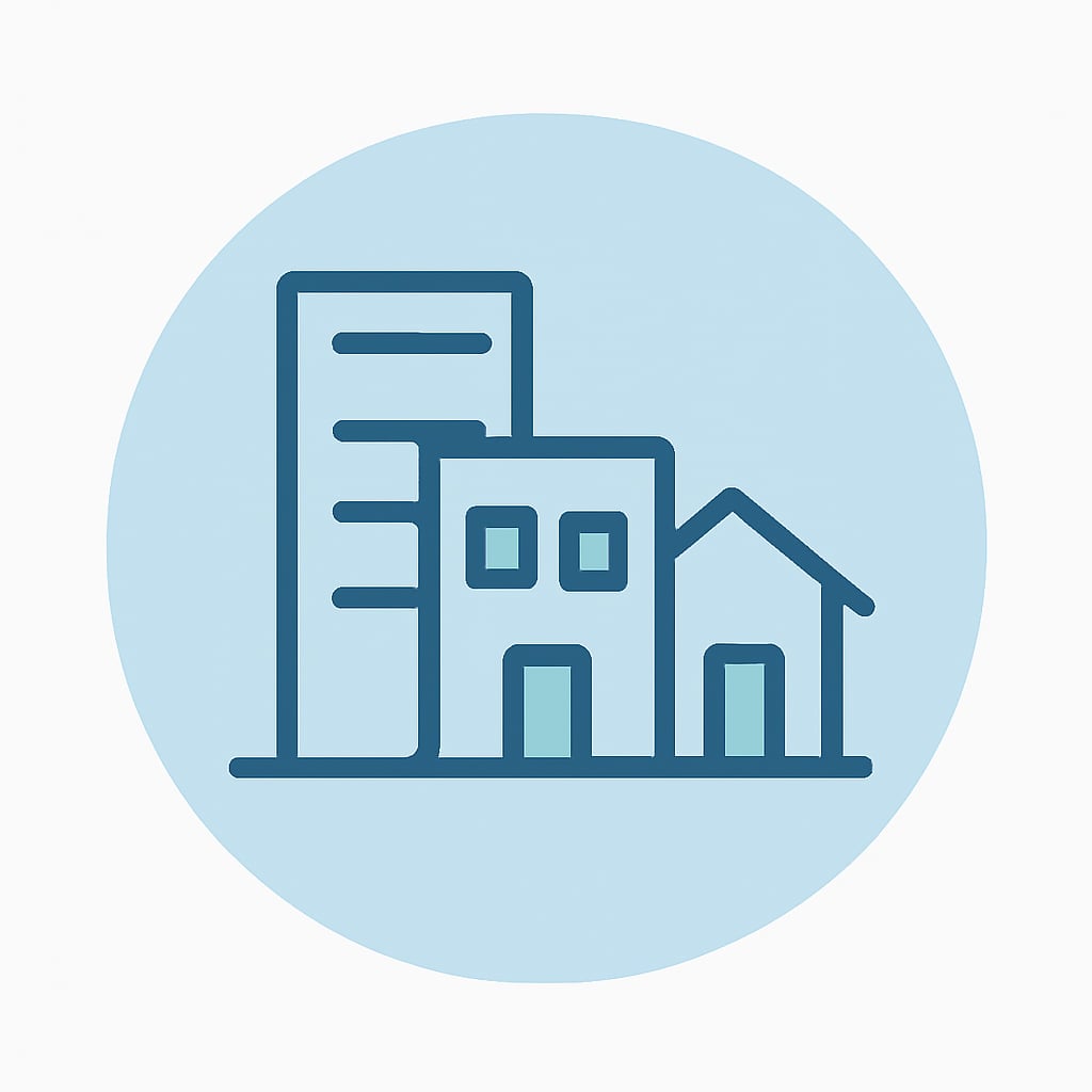Property icon representing housing diversity