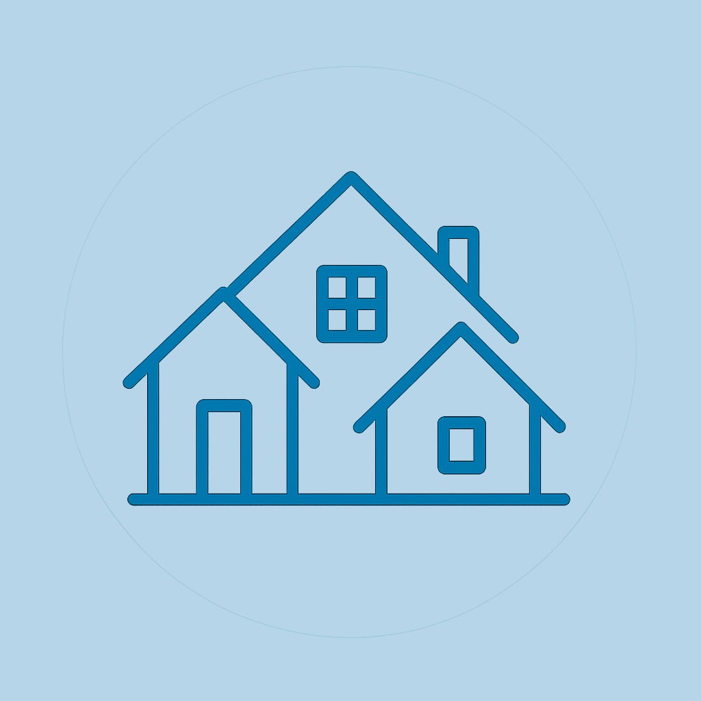 Icon representing diverse property options