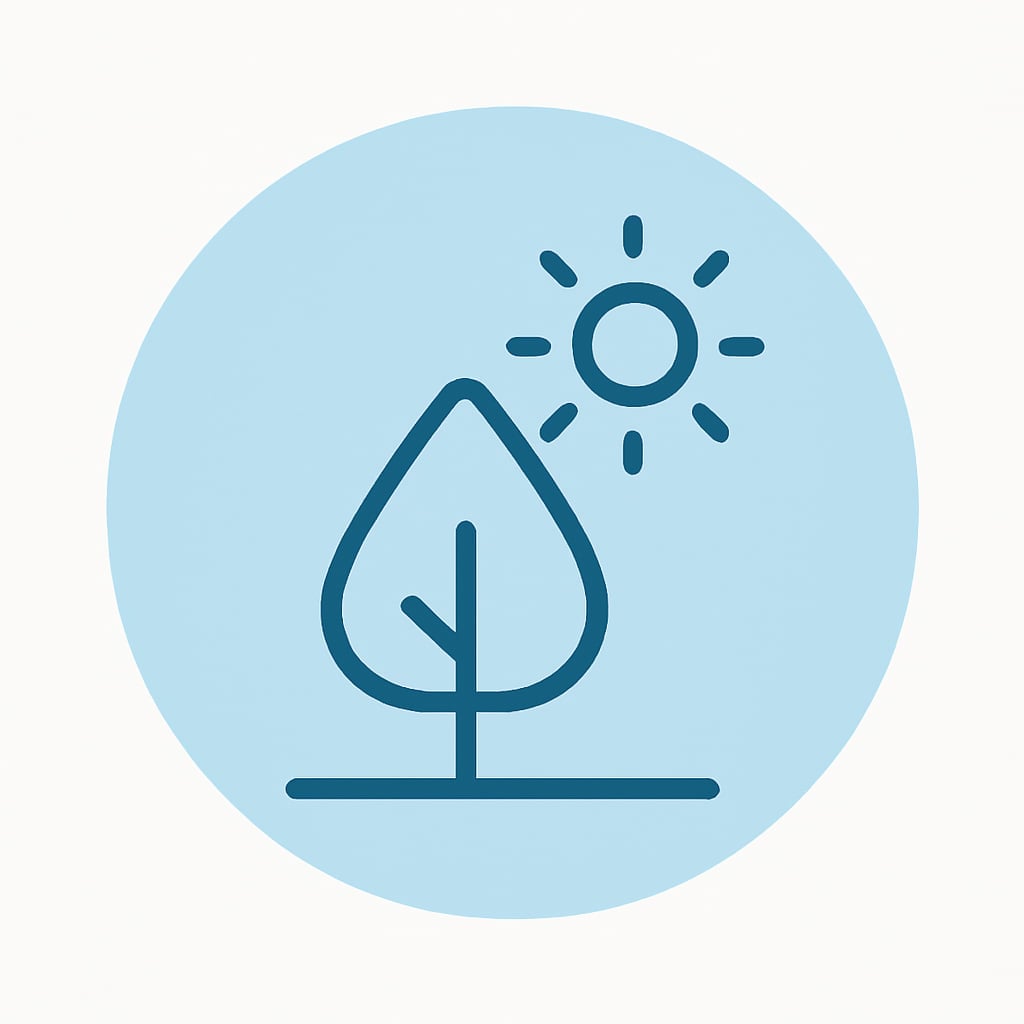 Icon representing nature