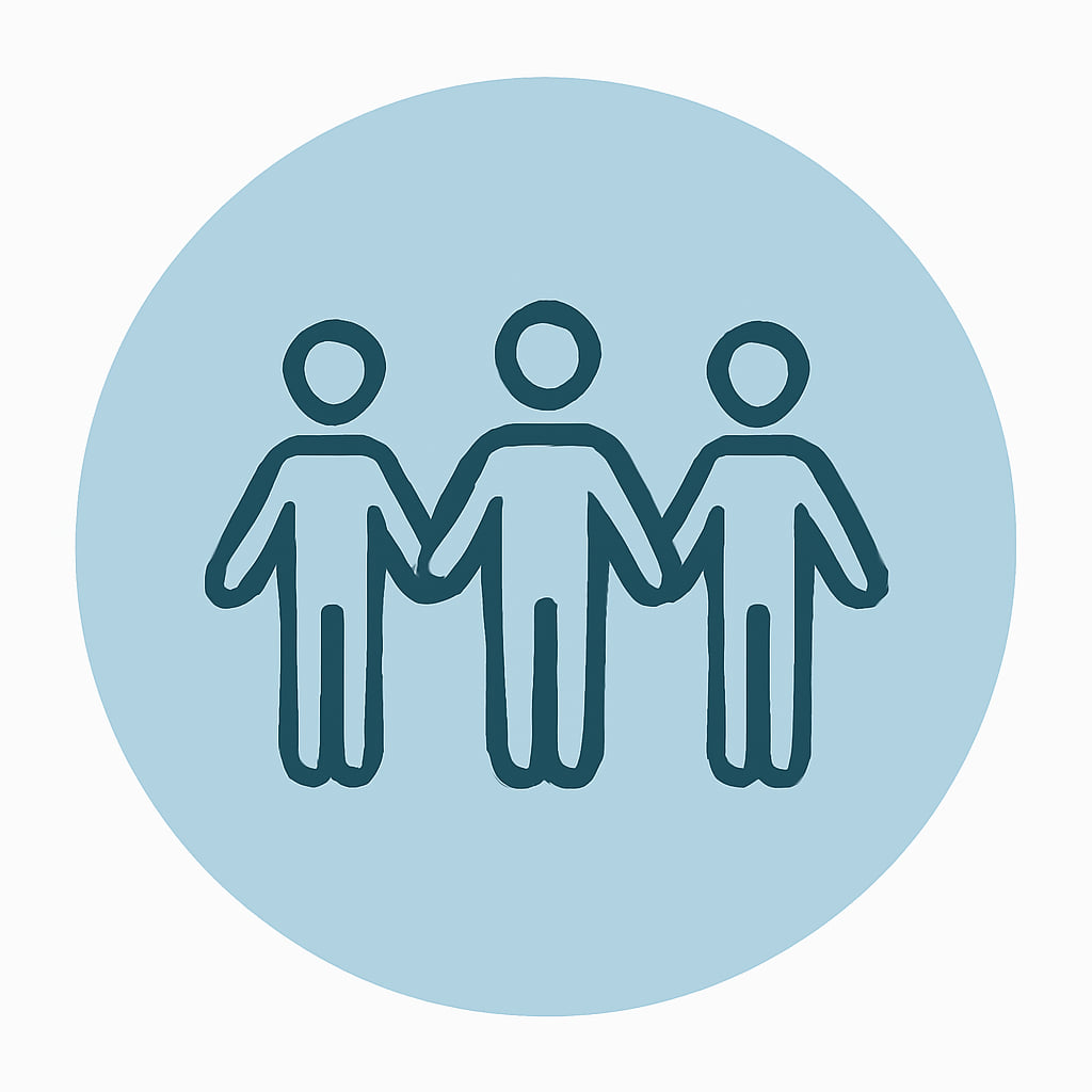 Icon representing community