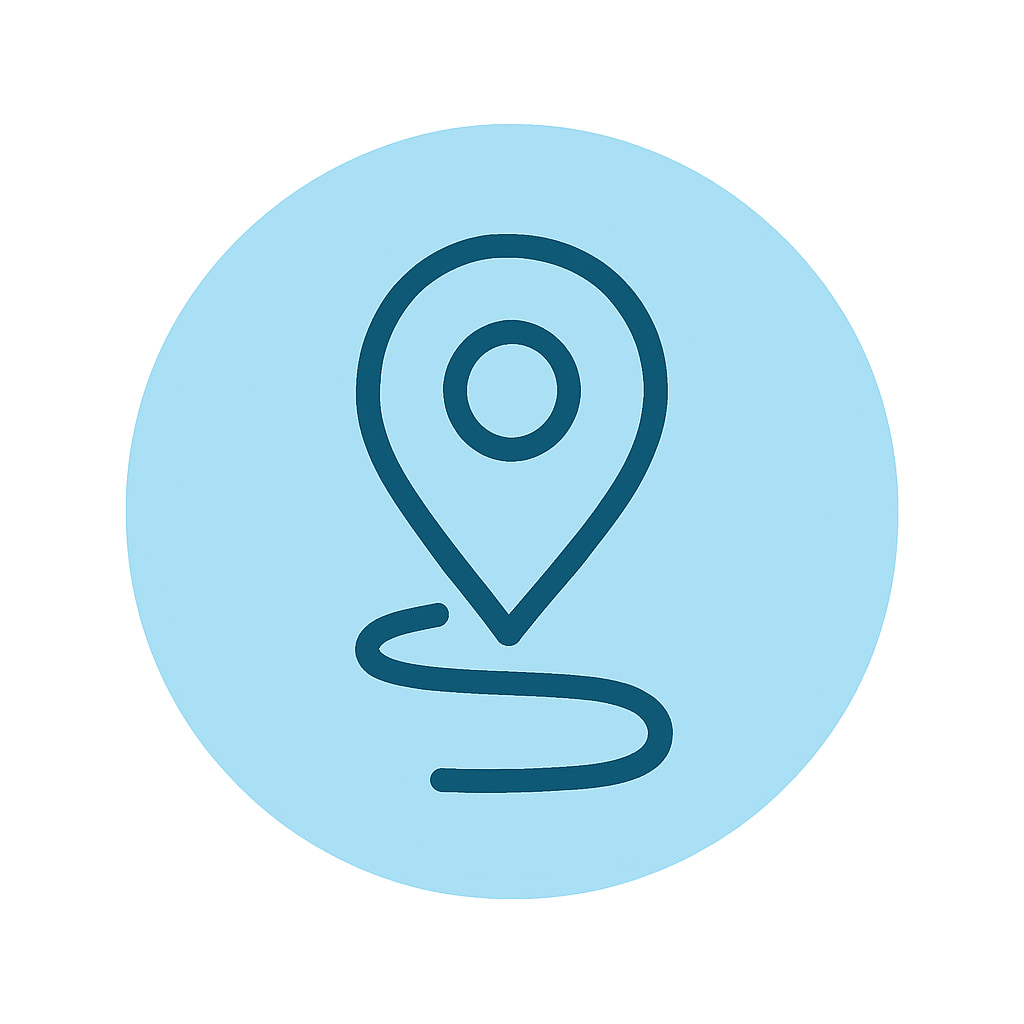 Practical location icon