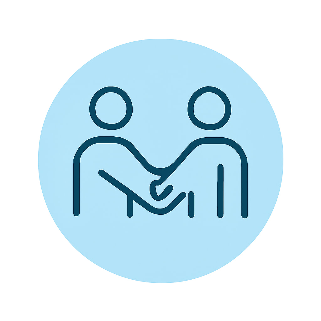 Community icon representing social connections