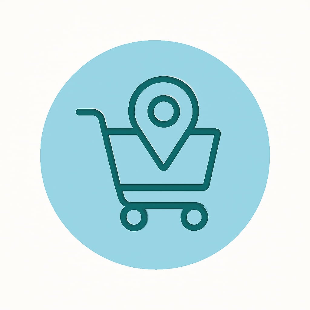 Icon representing local and regional services